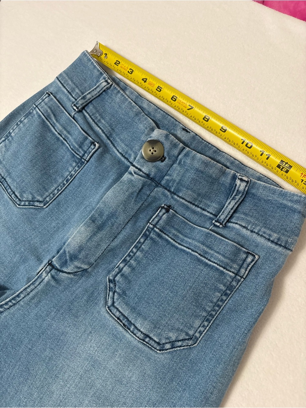 Antropologie Pilcro Light Blue Wide-Leg Denim Jeans size 29 - Picture 6 of 11
